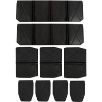 EINHELL Systemkoffer Kunststofffächer-Set, 9-teilig, Einlage schwarz, für E-Case S-C, E-Case S-F