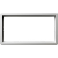 Gira Abdeckrahmen 2-fach Rahmenweiß glänzend weiß (glänzend), Retail