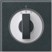 Gira Abdeckung mit Knebel Jalousie TX44 anthrazit, Retail