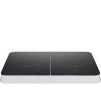 Medion LIFE Doppel-Induktionskochplatte MD18493  schwarz, 3.500 Watt, 2x Ø 20cm