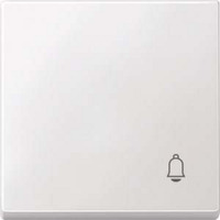 Merten Wippe Klingel für Wechselschalter, Kreuzschalter und Taster, 1-fach, Thermoplast Retail