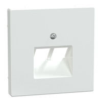 Merten Zentralplatte für Unterputz-Anwendung, 2-fach, passend für Universal-Anschluss-Einsätze weiß (glänzend), Retail