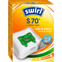 Swirl Staubsaugerbeutel S70 MicroPor 4 Stück