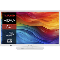 Telefunken XH24VP550M-W, LED-Fernseher 60 cm (24 Zoll), weiß, HD-Ready, Tripple-Tuner, Mediaplayer