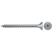 fischer Spanplattenschraube ClassicFast II 3,5x35 Senkkopf TX 1000 Stück, mit Vollgewinde, verzinkt