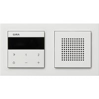 0 Unterputz-Radio Internet-Protokoll Lautsprecher mit Rahmen E2 Typ 232029, Internetradio weiß (glänzend), Retail