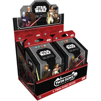 Asmodee Star Wars: Unlimited - Twin Suns (4 Twin-Suns-Decks), Kartenspiel 