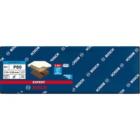 Bosch Professional Expert M480 Netzstruktur-Schleifblatt 115 x 230mm, K80 50 Stück, für Schwingschleifer