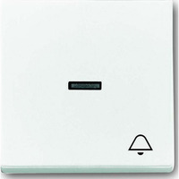 Busch-Jaeger Wippe mit Symbol Klingel weiß (glänzend), Retail