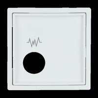 Busch-Jaeger Zentralscheibe studioweiß, Abdeckung weiß, Retail