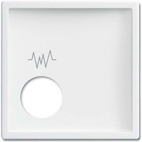 Busch-Jaeger Zentralscheibe studioweiß, Abdeckung weiß, Retail