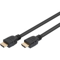 Digitus HDMI Ultra High Speed Anschlusskabel, mit Ethernet, UHD 8K schwarz, 3 Meter