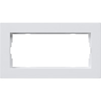 Gira Abdeckrahmen zweifach Rahmen ohne Montagerahmen weiß, Retail