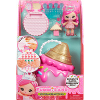 MGA Entertainment Yummiland Beauty Bag Playset + Lip Gloss Doll - Ice Cream Beauty Bag, Basteln