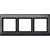 Merten Rahmen dreifach waagerecht und senkrecht anthrazit, Retail
