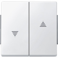 Merten Wippe für Rollladen-Wippschalter- und Wipptaster-Einsatz Typ 343419 weiß (glänzend), Retail