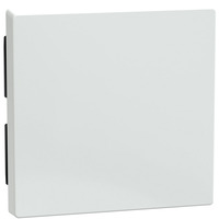 Merten Wippe für Wechselschalter, Kreuzschalter und Taster, einteilige Ausführung, glänzend weiß (glänzend), Retail