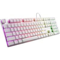 Sharkoon PureWriter RGB, Gaming-Tastatur weiß, US-Layout, Kailh Choc Low Profile Blue