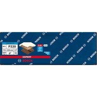 Bosch Professional Expert M480 Netzstruktur-Schleifblatt 115 x 230mm, K220 50 Stück, für Schwingschleifer