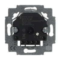 Busch-Jaeger Jalousiecontrol-Einsatz 2 Schließer 3 Ampere 690 Voltampere Typ 6411 U-101, Schalter schwarz (glänzend), Retail