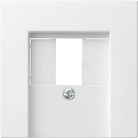 Gira Abdeckung für USB-Spannungsversorgung Power Delivery glänzend weiß, Retail