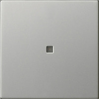 Gira Wippe einfach ohne Bedruckung mit Kontrollfenster edelstahl, Retail