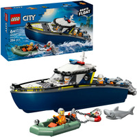 LEGO 60456 City Verfolgungsjagd im Polizeiboot, Konstruktionsspielzeug 