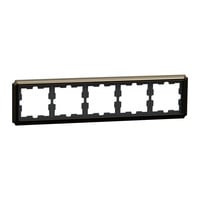 Merten D-Antik Metallrahmen fünffach Retail