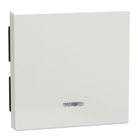 Merten Wippe Kontrollfenster für Schalter und Taster Einsatz, glänzend, 1-fach, Thermoplast weiß (glänzend), Retail