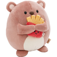 NICI mymochi Bär Nomo mit Pommes, ca. 27 cm Kuscheltier 
