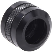 Alphacool Eiszapfen PRO 13mm HardTube Fitting G1/4 - Deep Black, Verbindung schwarz (matt), für Acrylrohre, Messingrohre, Carbonrohre