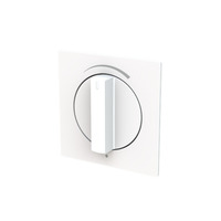 Busch-Jaeger Zentralscheibe Lautstärkepegel 1740 Drehknopf 03-44G, Abdeckung weiß, Retail