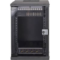 Digitus Netzwerk-Set SOHO Pro 10" 315x300 mm (BxT), IT-Schrank schwarz, 9 Höheneinheiten