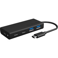 ICY BOX IB-HUB1426-CPD, USB-Hub schwarz