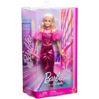 Mattel Barbie Deluxe Style im pinken Metallic Outfit, Puppe 