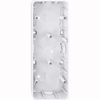 Merten Aufputzgehäuse 3-fach glänzend Retail