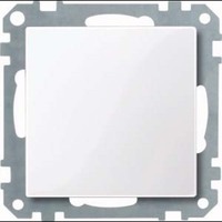 Merten Blindabdeckung mit zentraler Abdeckplatte, Unterputz, Thermoplast, glänzend, IP20, 73x73x23 mm weiß (glänzend), Retail
