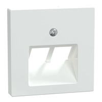Merten Zentralplatte Aufputz/Unterputz-Einsatz für Universal-Anschluss-Einsätze 2-fach weiß (glänzend), Retail