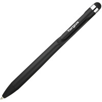 Targus Antimikrobieller 2-in-1 Stylus & Pen, Eingabestift schwarz/silber, für Smartphones und Touchscreens