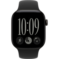 Apple Watch Series 12, Smartwatch schwarz, Aluminium, 42 mm, Sportarmband schwarz M/L, Cellular