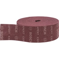 Bosch Professional Expert Vliesrolle N880 Medium A, 115mmx10m, Schleifblatt rot, 10 Meter Rolle, zum Handschleifen