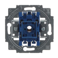 Busch-Jaeger Wechselschalter-Einsatz 230 Volt 10 Ampere Typ 2000/6 US Unterputz mit Steckklemme blau, Retail