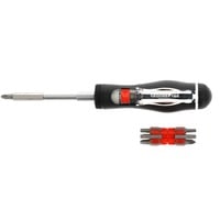 GEDORE Red Magazin-Knarrenschraubendreher 13in1, 1/4" schwarz/rot, mit 13 Bits