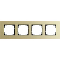 Gira Abdeckrahmen vierfach, Abdeckung gold, Retail