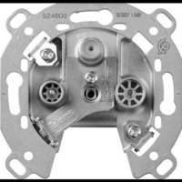 Gira Antennen-Steckdose Einsatz FS 302 F mit drei Anschlüssen Unterputz Enddose Retail