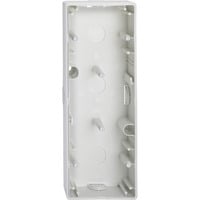 Merten Aufputzgehäuse 3-fach mit geschlossenem Boden und Führungsnuten, IP20, 80x224x37 mm weiß (glänzend), Retail