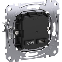 Merten USB-Ladeeinsatz Typ 1x USB Typ C mit Power Delivery 65 Watt MEG4366-0130, Ladegerät Retail