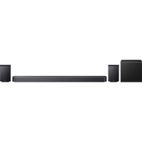 SAMSUNG Q-Series Soundbar HW-Q935GF schwarz, 9.1.4-Kanal, Rücklautsprecher, Q-Symphony, Kabelloses Dolby Atmos