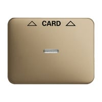 0 Zentralscheibe für Cardschalter, Abdeckung bronze, Retail