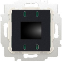 Busch-Jaeger Raumtemperaturregler Einsatz Typ 1094 USITA-Bluetooth mit Display und Touchbedienung, Heizungsthermostat edelstahl, Retail